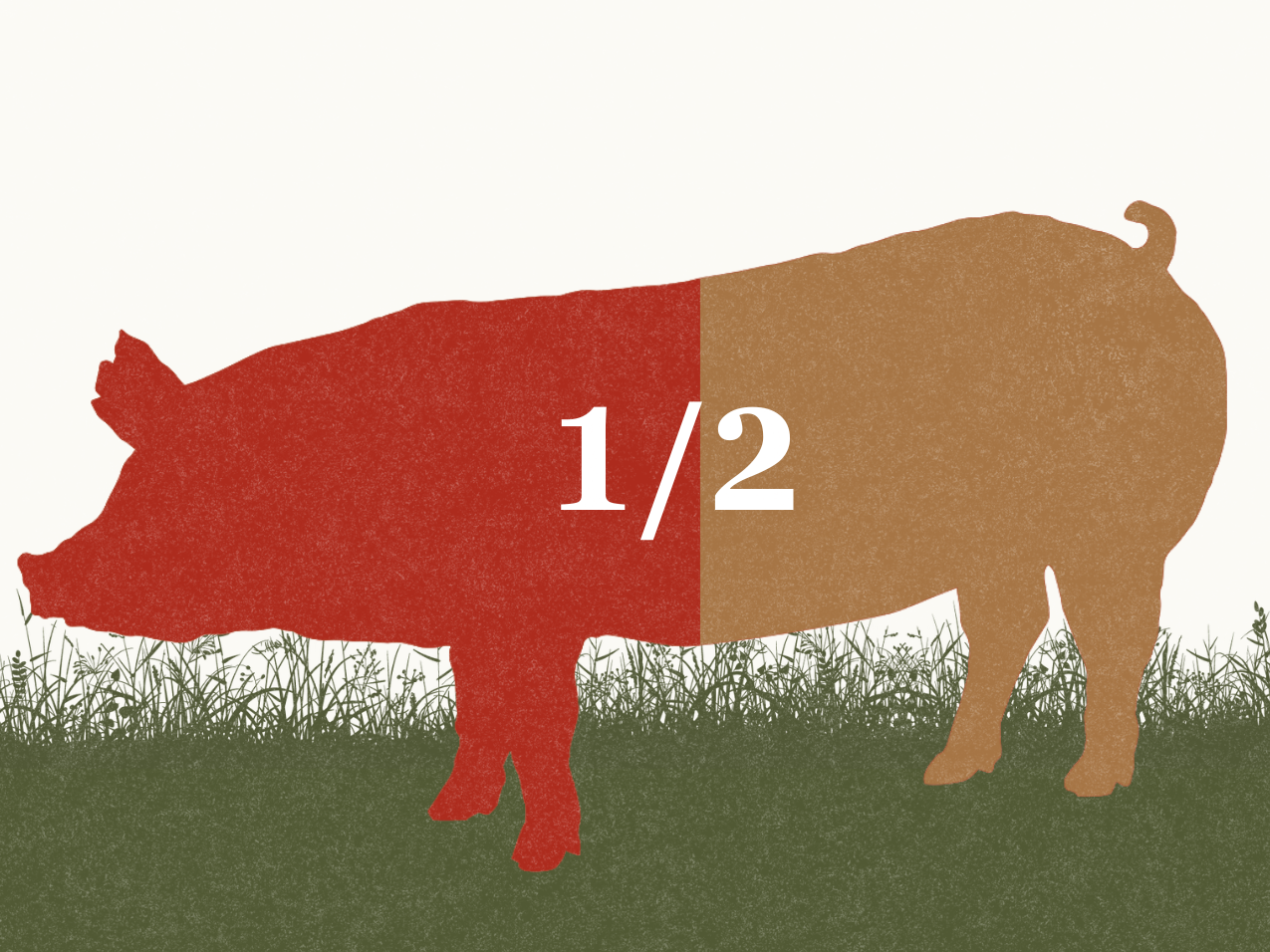 Pasture Raised Half Pig Deposit (Corn and Soy Free)