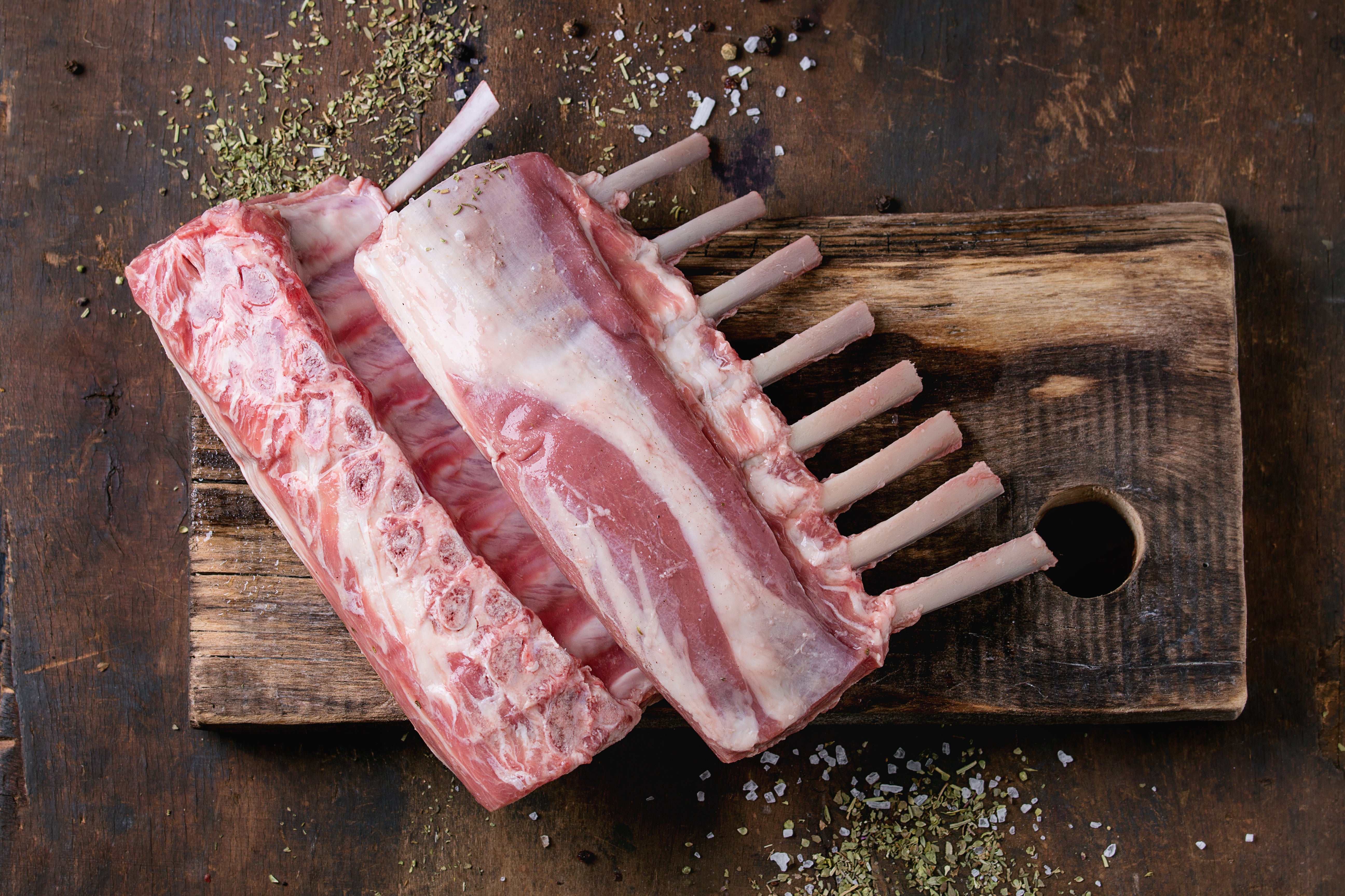 Lamb Rack | 100% Grass-Fed Lamb | P&K Family Farms